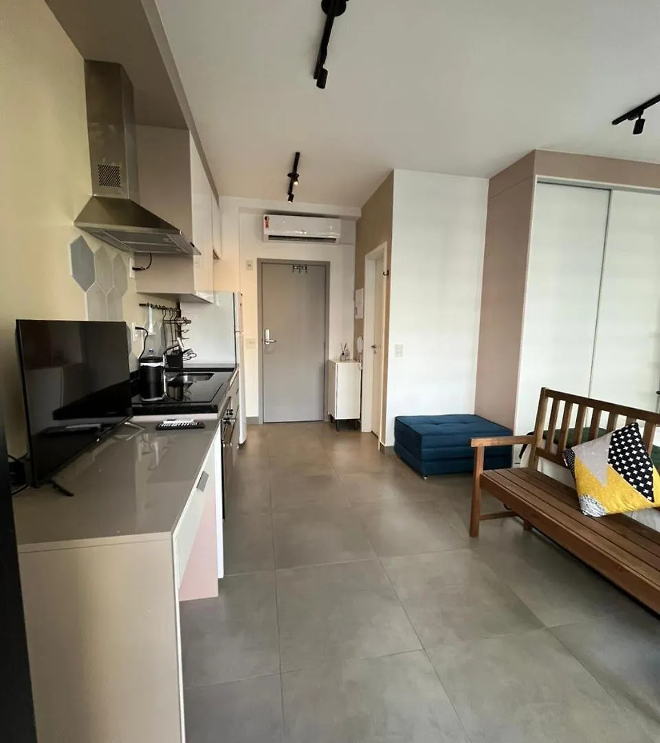 סאו פאולו Flat Deluxe Ampla Varanda - Vn Capote Reboucas Jardins 0*, סאו פאולו ברזיל