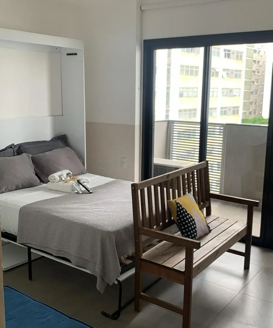 סאו פאולו Flat Deluxe Ampla Varanda - Vn Capote Reboucas Jardins ברזיל